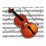Violon Lover_ Carte Postale
