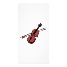 Violon Modèle Pour Photocarte