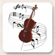 Violoncelle Dessous-de-verre