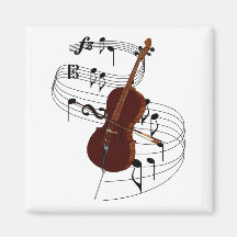 Violoncelle Magnets Pour Réfrigérateur