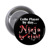 Violoncelle Ninja Badges Avec Agrafe