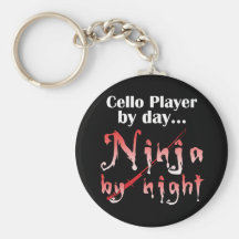Violoncelle Ninja Porte-clefs
