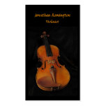 Violoniste Carte De Visite