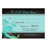 VIP Card Spa Trendy BloemenBG van de salon Visitekaartjes Sjabloon