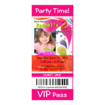 VIP van de pret Kinder fuschia van de Partij van d Aankondiging