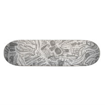 virus de crâne plateaux de skateboards customisés