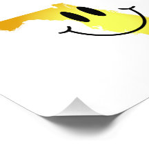 Visage de smiley de la Floride Impression Photographique