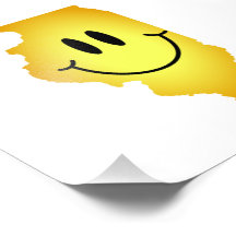 Visage de smiley de l'Illinois Art Photographique