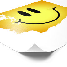 Visage de smiley de Washington Impression Photo
