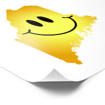 Visage de smiley du Maine Photos D’art