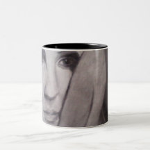 Visage dévoilé tasse à café