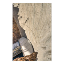Visage en aval de barrage de Hoover Photographie D’art