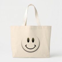Visage souriant heureux sac
