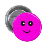 Visage souriant mignon badge