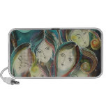 Visages 20 de femme haut-parleurs ordinateur portable