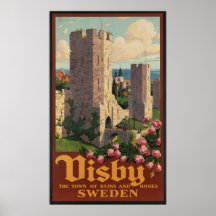 Visby Zweden Print