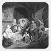 Visitant et soulageant les misères d'a adhésif