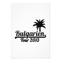 Visite 2013 de Bulgarien Invitation Personnalisée