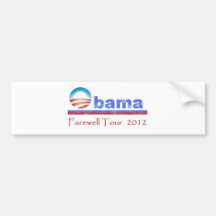 Visite d'adieu 2012 d'Obama Autocollant Pour Voiture