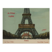 visite Eiffel, 1928 de La - carte postale