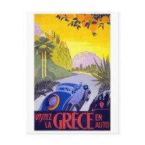 Visite Grèce en la voiture - voyage vintage