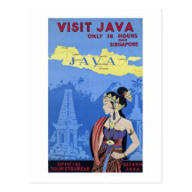Visite Java Cartes Postales