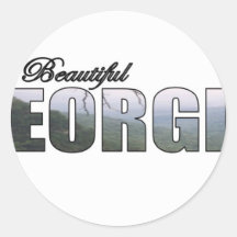 Visite la belle Géorgie Adhésifs