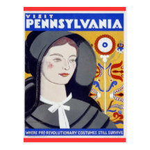 Visite Pennsylvanie Carte Postale