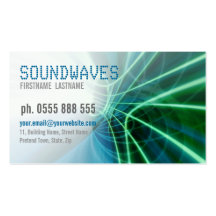 Visitekaartje SOUNDWAVES Scifi