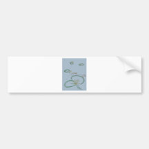 Vissen en Lilypads Bumperstickers