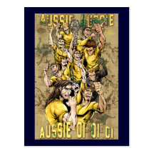 Vitesse australienne australienne d'Oi Oi Oi Oi So Carte Postale