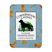 Vitesse de canines de conservation magnets en vinyle