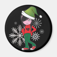 Vitesse de vacances d'enfant d'Emo Magnets Pour Réfrigérateur