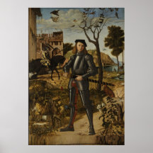 Vittore Carpaccio - Young Knight in a Landscape Posters