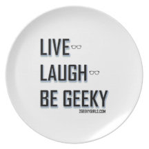 Vivant, rire, soyez (2) Geeky Assiette