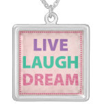 Vivent le rêve de rire pendentif