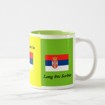 Vivent longtemps la Serbie Tasses À Café