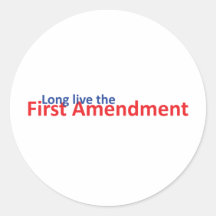 Vivent longtemps le ęr Amenedment Autocollants