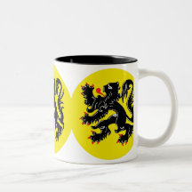 Vlaamse Leeuw van Vlaanderen koffiemok deluxe
