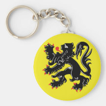 Vlaamse Leeuw van Vlaanderen sleutelhanger