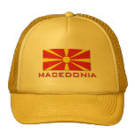 Vlag 1 van Macedonië Mesh Petten