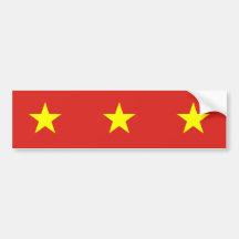 Vlag de Noord- van Vietnam, Vietnam Bumpersticker