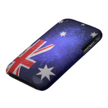 Vlag van Australië iPhone 3 Cases