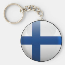 Vlag van Finland Sleutel Hangers