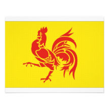 Vlag van het Gebied van België de Waalse Persoonlijke Uitnodiging