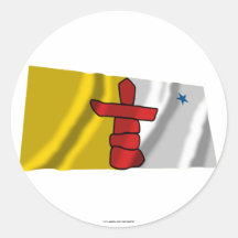 Vlag van Nunavut, Canada Sticker