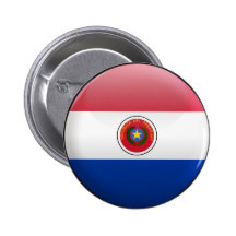 Vlag van Paraguay Speld Buttons