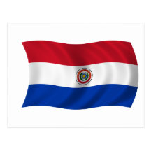 Vlag van Paraguay Wenskaarten