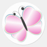 Vlinder Ronde Stickers