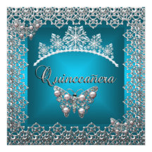 Vlinder van de Tiara van de Verjaardag van Quincea Aankondiging